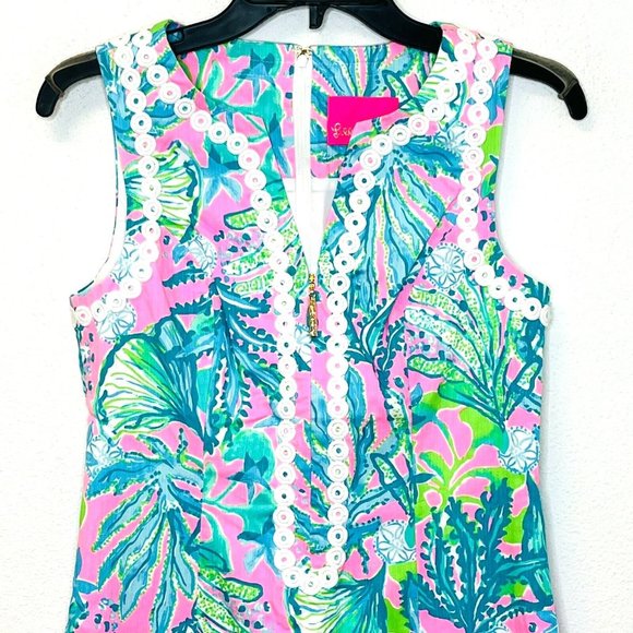 Lily Pulitzer Delilah Shift Dress Sz 0 NWT Hard to Find!! - Picture 4 of 6